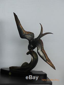 sculpture bronze signee rochard