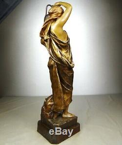 1900 Goldscheider Statue Sculpture Art Nouveau Deco Terre Cuite Femme Orientale