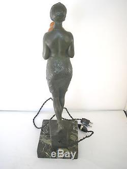 1920/1930 Fayral P. Le Faguays Max Le Verrier Sculpture Art Deco Verrerie Daum