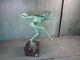 1920/1930 Garcia Max Le Verrier Statue Sculpture Art Deco Danseuse Femme Nu Joie