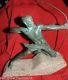 1920/1930 Max Le Verrier Rare Statue Sculpture Art Deco Athlete Archer Homme