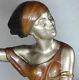 1920/1930 P Sega Rare Gr Statue Sculpture Art Deco Femme Danseuse Gitane Tzigane