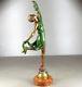 1920/1930 P. Sega Superb Rare Statue Sculpture Art Deco Danseuse Femme Ballerine