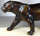 1920/1930 Rulas Gr Rare Statue Sculpture Art Deco Felin Panthere Noire Animalier