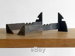 1970-1980 Chenets Art-deco Sculpture Moderniste Memphis Bauhaus