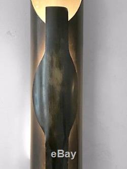 1970 2 Appliques Sculpture Art-deco Moderniste Brutalist Shabby-chic