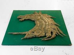 1970 Philippe Cheverny Sculpture Art-deco Shabby-chic Brutalist Cheval Equestre