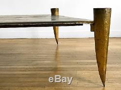 1990 Argueyrolles Table Basse Sculpture Art-deco Moderniste Memphis Shabby-chic