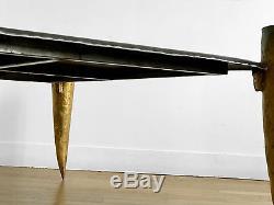 1990 Argueyrolles Table Basse Sculpture Art-deco Moderniste Memphis Shabby-chic
