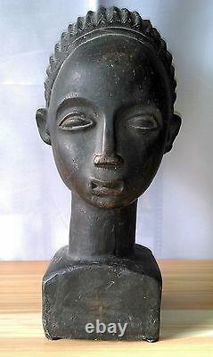 Africanisme grande sculpture en terre cuite travail époque Art Déco
