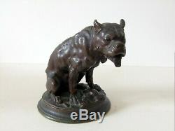 Alfred Barye (1839-1882) authentique sculpture bronze du 19eme siècle art deco