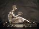 Ancienne Sculpture Art Deco D. H Chiparus 1930 Femme Antique Statue Woman Figural