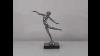 Art Deco Dancing Girl Female Nude Statue