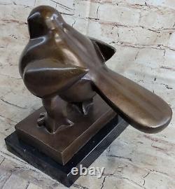 Art Déco Fernando Botero Pigeon Oiseau Singapore Bronze Sculpture Fonte Figurine