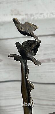 Art Déco Fonte Bronze Gracieux Ballerine Ballet Statue Sculpture Vitaleh Cadeau