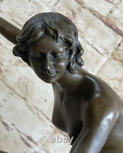 Art Déco Jongleur Chair Bronze Sculpture Claire-Jeanne Roberte Colinet Figurine