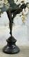 Art Déco Nouveau Chiparus Style Bronze Sculpture Danseuse Marbre Figurine Base