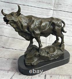 Art Déco Original Bull Corrida Torero Toro Bronze Sculpture Statue Figurine