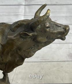 Art Déco Original Bull Corrida Torero Toro Bronze Sculpture Statue Figurine