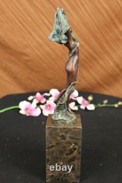 Art Déco Par Erté Fait Fonte Musée Qualité Ouvre Bronze Figurine