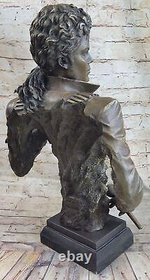 Art Déco Sculpture Michael JACKSON Bronze Statue Figurine Sculpture