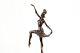 Art Déco Sculpture Revue Danseuse Signée Original Solide Bronze Statue