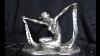 Art Deco Silver Bronze Sash Dancer Figurine Statue