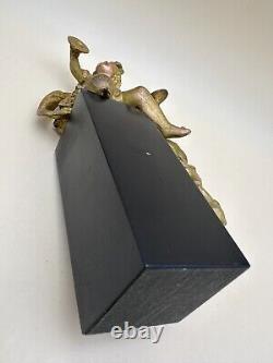 Art Déco sculpture Fillette à la cymbale