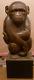 Art Deco Wooden Chimpanzee Sculpture Signed J W Sykes 1933