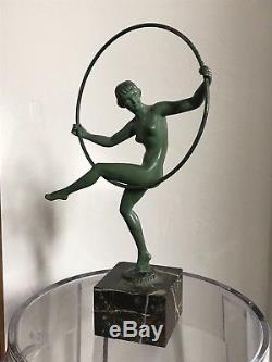 BRIAND BOURAINE MAX LE VERRIER STATUE SCULPTURE ART DECO bronze 1930 1940