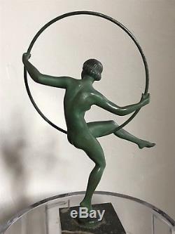 BRIAND BOURAINE MAX LE VERRIER STATUE SCULPTURE ART DECO bronze 1930 1940