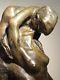 Bronze Sculpture The Kiss / Le Baiser 1930 Emmanuel Cavacos (1885-1976)