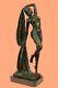 Bronze Sculpture Art Déco Chiparus Érotique Danseuse Statue Figurine Affaire