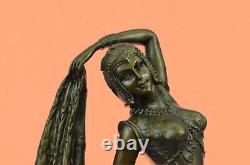 Bronze Sculpture Art Déco Chiparus Érotique Danseuse Statue Figurine Affaire