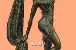 Bronze Sculpture Art Déco Chiparus Érotique Danseuse Statue Figurine Affaire