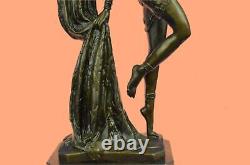 Bronze Sculpture Art Déco Chiparus Érotique Danseuse Statue Figurine Affaire