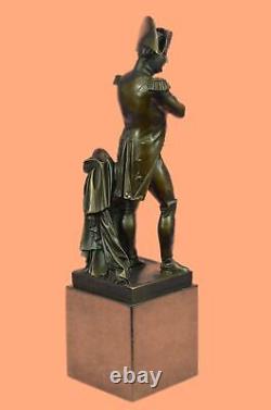Bronze Sculpture Signé Frech Empereur Napoléon Art Déco Statue Figurine Deal