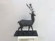 Cerf Sculpture Animalier En Bronze Signée Rochard Art Deco
