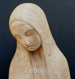 Canto Da Maya Sculpture Terre Cuite Maternite Art Deco 1930 Portugal