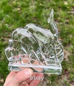 Cervidé Baccarat Georges Chevalier Sculpture Statue Objets Animal Cristal Taille