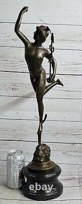 Chair Flying Bronze Statue Marbre Sculpture Art Déco Romain Mythique Solde