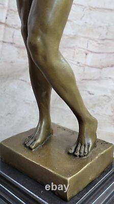 Chair Musculaire Homme Bronze Sculpture Statue Figurine Art Deco Famous Artiste