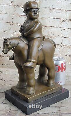 Contemporain Abstrait Bronze Silhouettes `Botero` Sculpture Figurine Art Déco