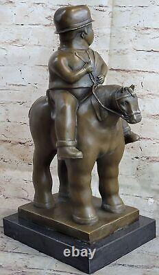 Contemporain Abstrait Bronze Silhouettes `Botero` Sculpture Figurine Art Déco