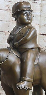 Contemporain Abstrait Bronze Silhouettes `Botero` Sculpture Figurine Art Déco