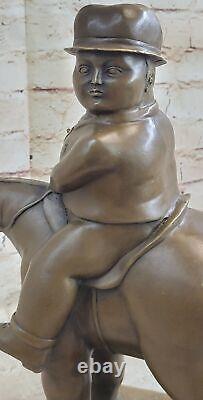 Contemporain Abstrait Bronze Silhouettes `Botero` Sculpture Figurine Art Déco