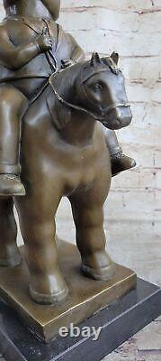 Contemporain Abstrait Bronze Silhouettes `Botero` Sculpture Figurine Art Déco