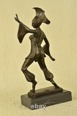 D. H. Chiparus Bronze Statue Art Déco Dancer Sculpture Figurine