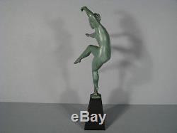 Danseuse Art Deco Pierre Le Faguays / Sculpture 1930 Max Le Verrier