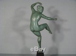 Danseuse Art Deco Pierre Le Faguays / Sculpture 1930 Max Le Verrier